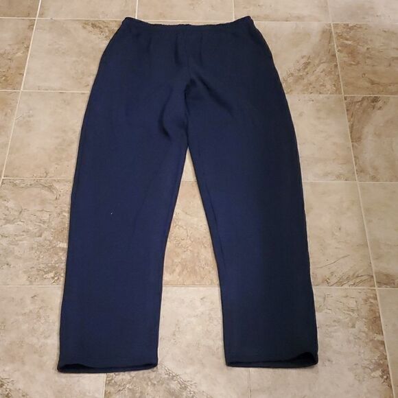 Men's Gildan heavy blend navy blue sweatpants - Picture 5 of 6